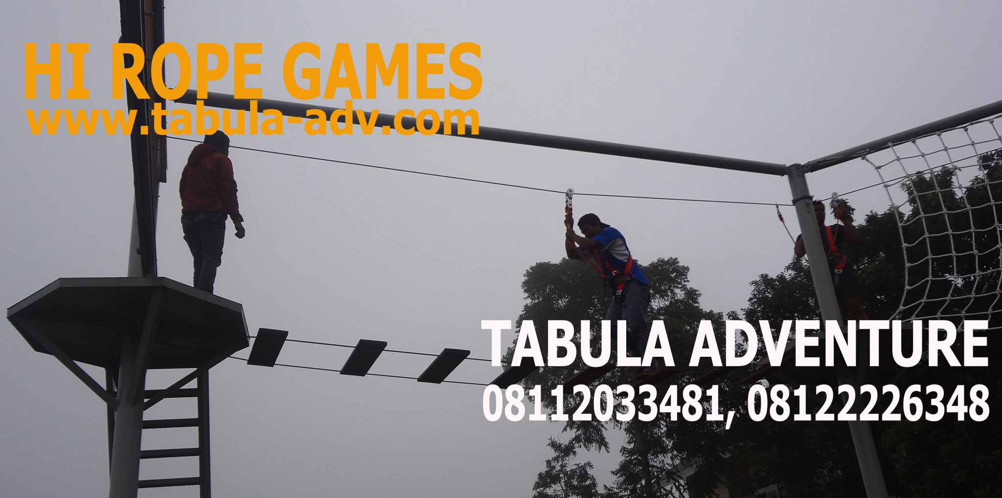 Permainan Tali Ketinggian - Tabula Adventure